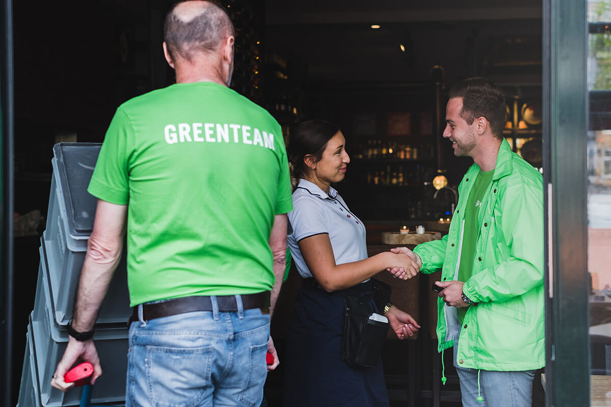 GreenCups uitlevering - bedanken